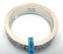 18k gold diamond unisex screw band ring 1.10ct