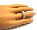 18k gold diamond unisex wedding band ring 1.32ct