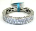 18k gold diamond unisex wedding band ring 1.32ct 