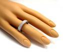 18k gold diamond unisex wedding band ring 1.32ct 