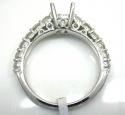 18k white gold graduating stone engagement ring 1.26ct