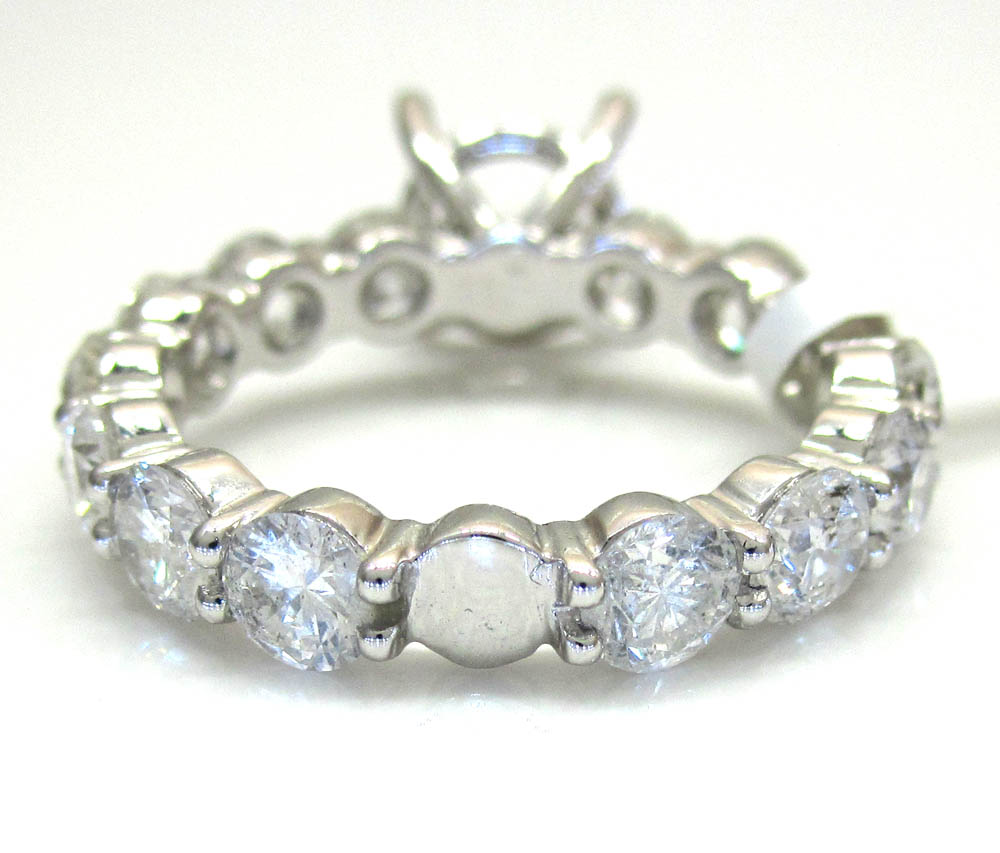 18k gold diamond eternity engagement ring 3.72ct - Image 4