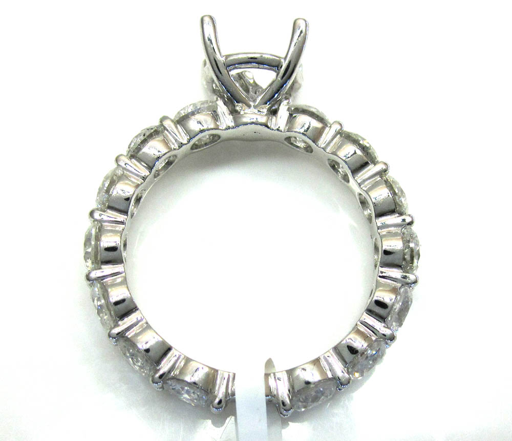 18k gold diamond eternity engagement ring 3.72ct - Image 5