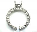 18k gold diamond eternity engagement ring 3.72ct