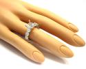 18k gold diamond eternity engagement ring 3.72ct