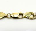 10k yellow gold thick diamond cut cuban chain 22-24 inch 7.6mm