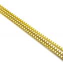10k yellow gold skinny box link chain 16-20 inch 0.5mm