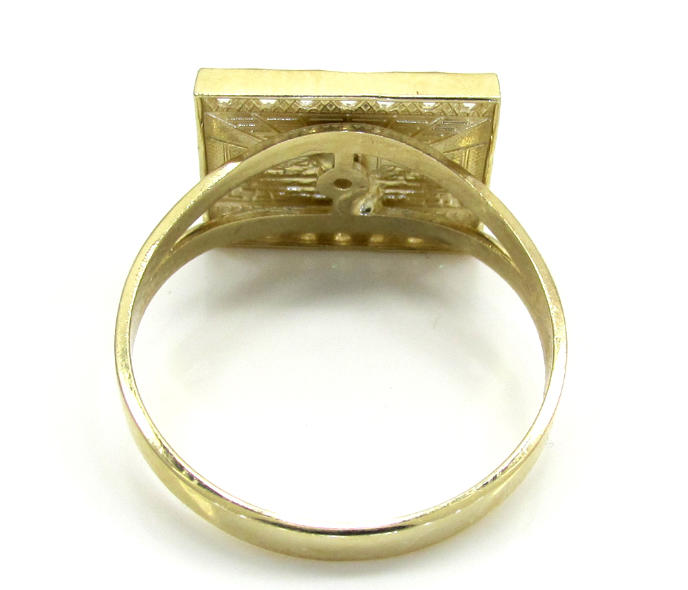 Ladies 10k two tone cz