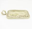 10k yellow gold gold bar meduim pendant 0.50ct