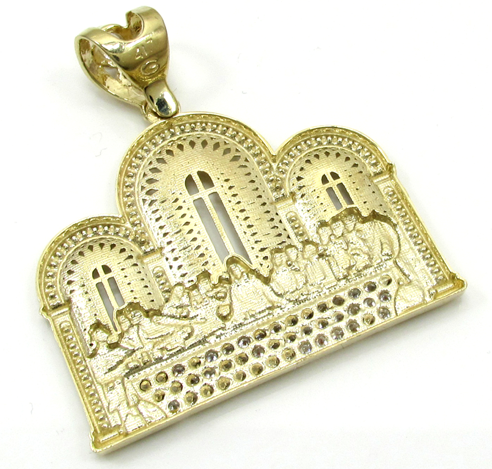 Last supper pendant 10k Clearance