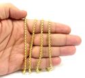 10k yellow gold venetian box chain 22-26 inch 3.5mm