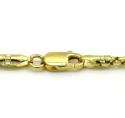 10k yellow gold skinny venetian box chain 22-24 inch 2.0mm