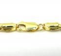 10k yellow gold venetian box bracelet 8 inch 3.5mm