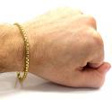 10k yellow gold venetian box bracelet 8 inch 3.5mm