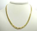 10k yellow gold puffed mariner chain 20-26 inch 5.2mm 