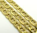 10k yellow gold puffed mariner chain 18-24 inch 4.7mm 