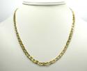 10k yellow gold puffed mariner chain 24-30 inch 4.7mm 