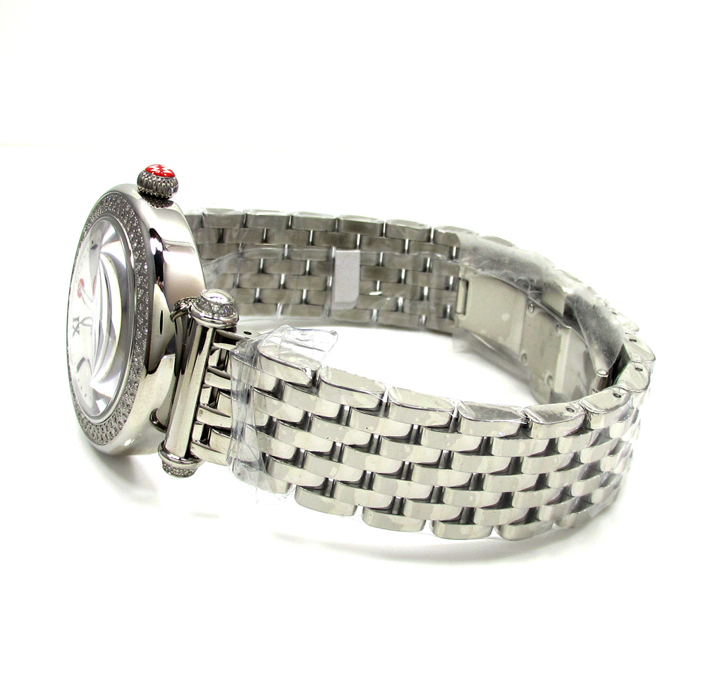 Ladies michele women's caber diamond stainless steel watch mw16a01a2025