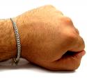 10k solid yellow gold skinny diamond miami bracelet 8.5 inch 5mm 2.01ct