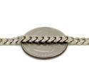 10k solid yellow gold skinny diamond miami chain 24-26 inch 5mm 5.52ct