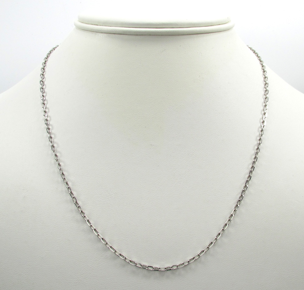 14kt Yellow Gold Diamond Cut Cable Chain Necklace 1.50mm