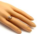 Ladies 10k yellow gold two tone feline jaguar ring 