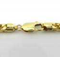 10k solid yellow gold large tight link franco chain 26 inch 5.2mm