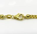 10k solid yellow gold skinny franco chain 18-26 inch 2.5mm