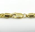 10k solid yellow gold tight link medium franco chain 20-30 inch 3.7mm