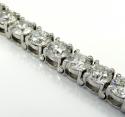 Ladies 14k white gold fancy diamond tennis bracelet 7 inch 5mm 17.08ct