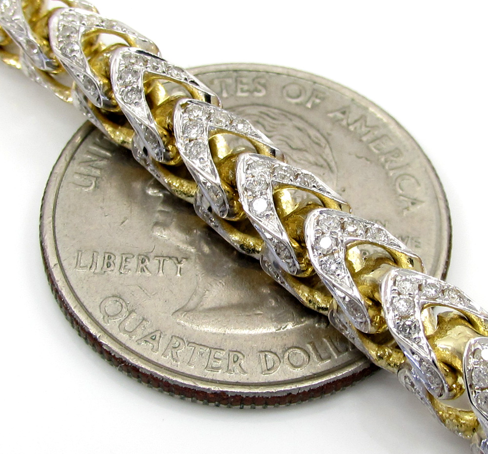 Two tone franco chain shop