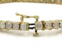 Ladies 14k yellow or white gold tennis bracelet 7 inch 5mm 2.35ct
