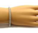 Ladies 14k yellow or white gold tennis bracelet 7 inch 5mm 2.35ct
