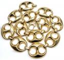 10k yellow gold xxl gucci puff chain 30 inches 45mm