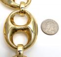 10k yellow gold xxl gucci puff chain 30 inches 45mm