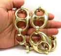 10k yellow gold xxl gucci puff chain 30 inches 45mm