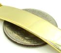10k yellow gold miami id bracelet 8.50 inch 8mm 