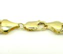  10k yellow gold miami id bracelet 8.50 inch 9.20mm 