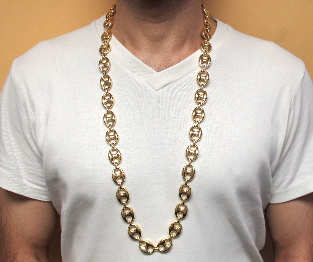 gold chain gucci link