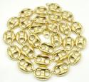 10k yellow gold gucci link chain 26-32 inch 16.50mm