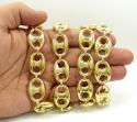 10k yellow gold gucci link chain 26-32 inch 16.50mm 