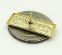 10k yellow gold two tone jesus apostles last supper earrings