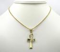 10k yellow gold ankh medium cross