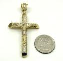 10k yellow gold cz medium jesus cross