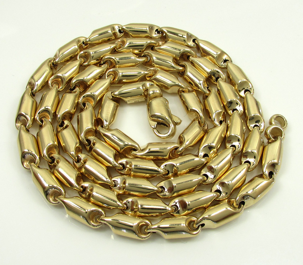 gold bullet chain necklace