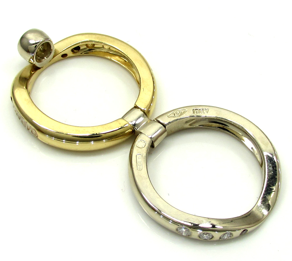 Baraka 18k two tone gold diamond band 0.38ct - Image 7