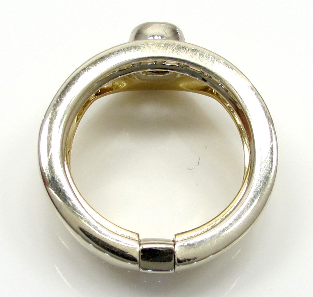 Baraka 18k two tone gold diamond band 0.61ct - Image 6