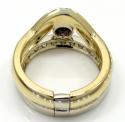 Baraka 18k two tone gold diamond band 0.61ct