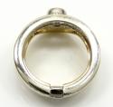 Baraka 18k two tone gold diamond band 0.61ct