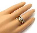 Baraka 18k two tone gold diamond band 0.61ct